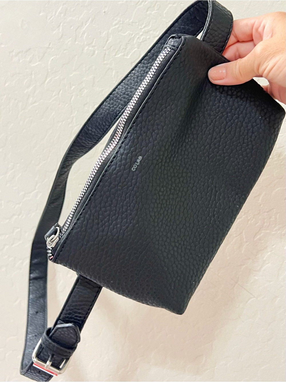Co-lab Faux Vegan Leather Belt Bag Crossbody Earthy Organic